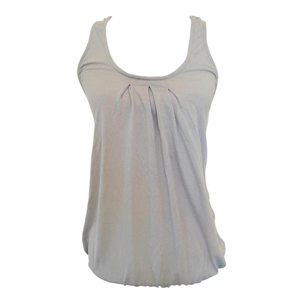 Kimchi Gray Lace Back Tank Top  Size M